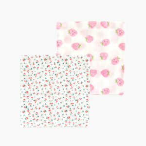 Strawberry Bamboo Handkerchiefs (10pcs/Pack)