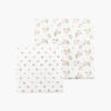 Flower Bamboo Scarf & Handkerchief Set (10pc/Pack)